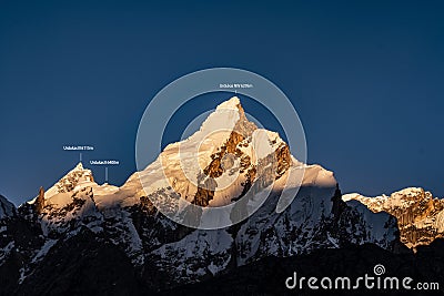 Pakistan Karakoram K2 trekking Stock Photo